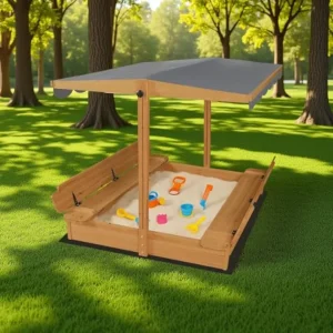 Outdoor Sandbox With Lid