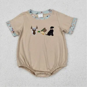 Boys Cute Animal Print Rompers