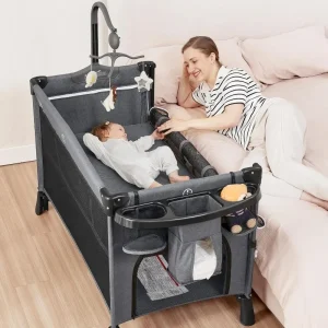 5 in 1 Portable Bassinet w/Mattress
