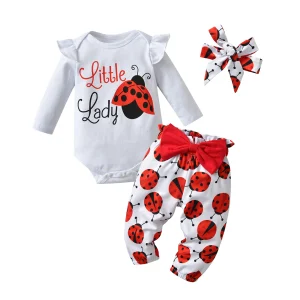 Newborn Girls Ladybug Outfit