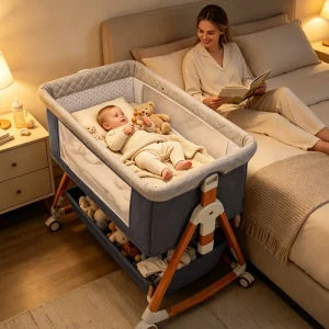 3 in 1 Baby Bassinet W/Adjustable Heights